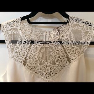 Ted Baker Lace Trim Jersey Dress